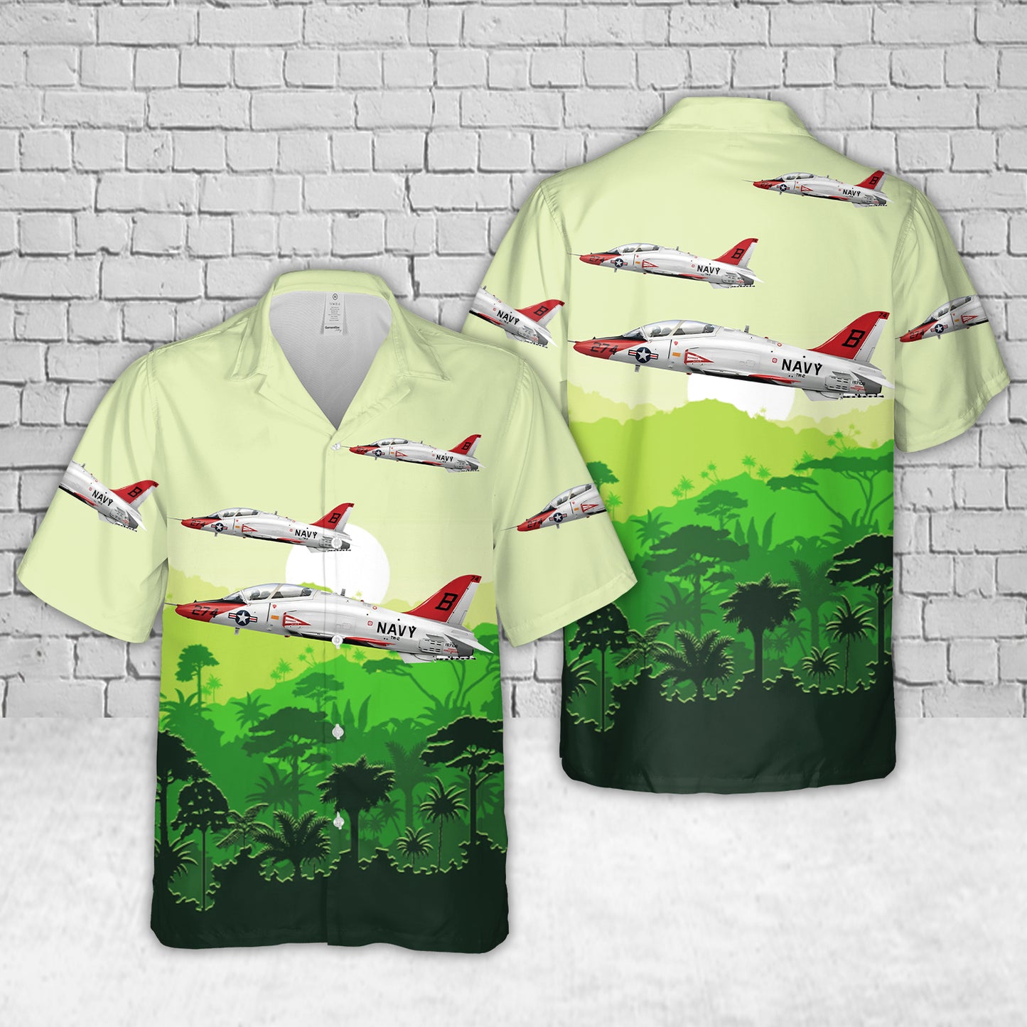 US Navy T-45 Goshawk Hawaiian Shirt