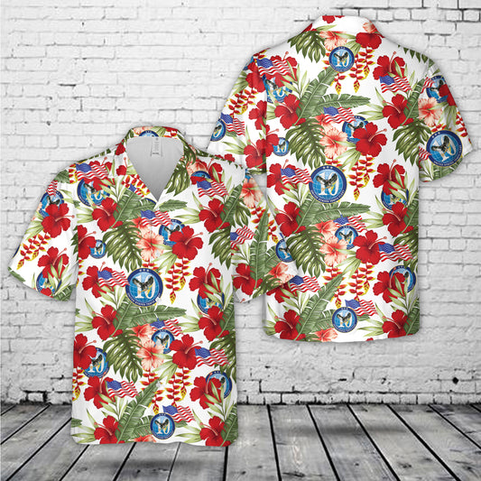 US Navy Tenth Fleet Hawaiian Shirt