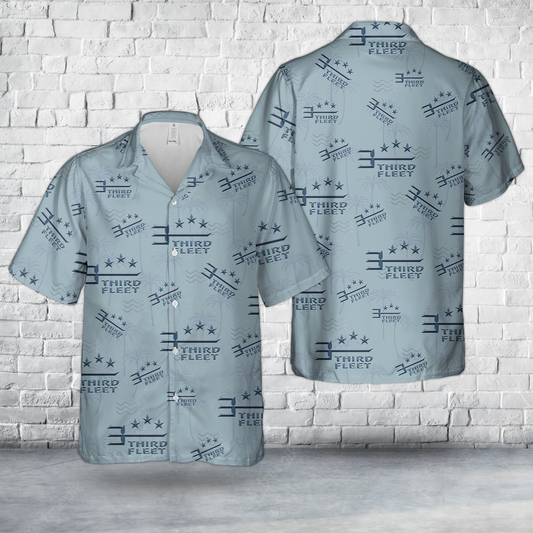 US Navy Third Fleet Hawaiian Shirt