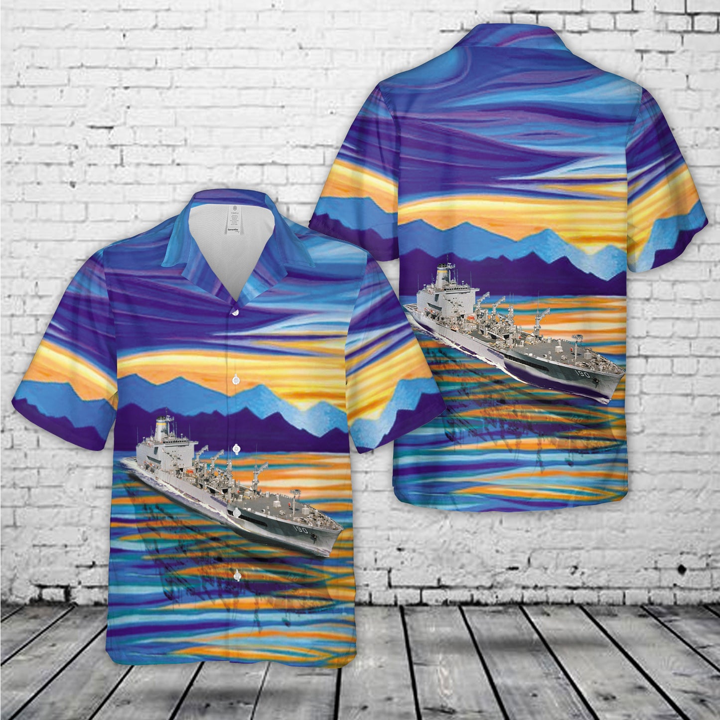 US Navy USNS Andrew J. Higgins (T-AO-190) Hawaiian Shirt