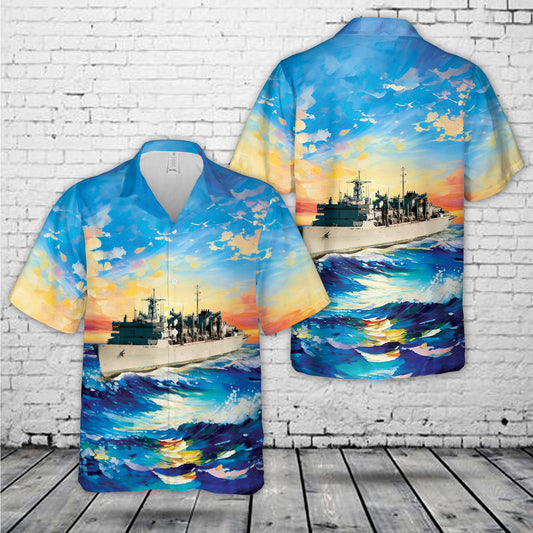 US Navy USNS Arctic (T-AOE 8) Supply-class fast combat support ships Hawaiian Shirt