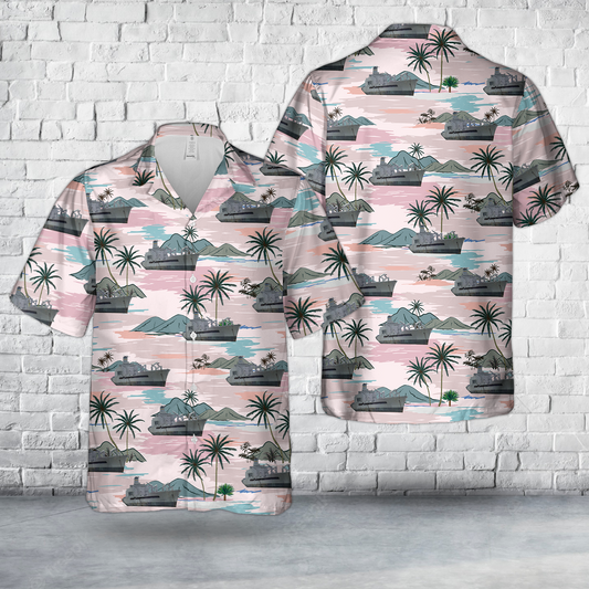 US Navy USNS Benjamin Isherwood (T-AO-191) Hawaiian Shirt