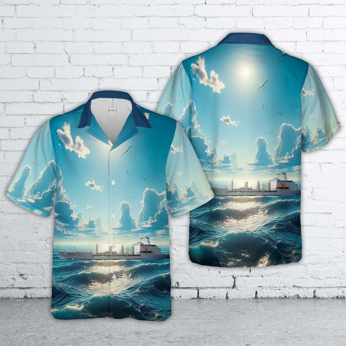 US Navy USNS Joshua Humphreys (T-AO-188) Hawaiian Shirt