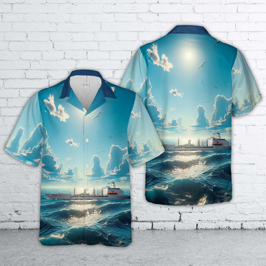 US Navy USNS Joshua Humphreys (T-AO-188) Hawaiian Shirt