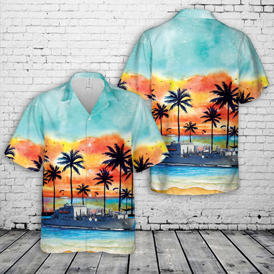 US Navy USNS Sacagawea (T-AKE-2) Hawaiian Shirt