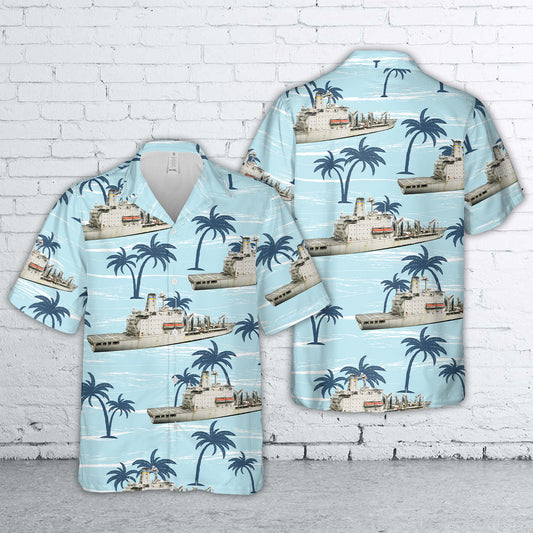 US Navy USNS Walter S. Diehl (T-AO-193) Hawaiian Shirt