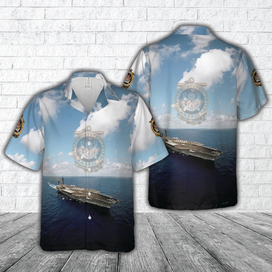US Navy USS America (CV-66) Hawaiian Shirt