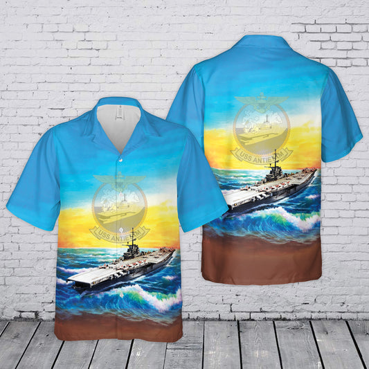 US Navy USS Antietam (CV-36) Hawaiian Shirt