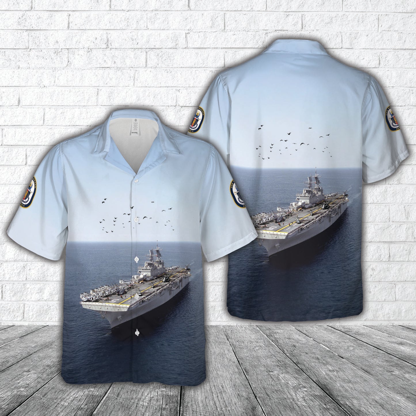 US Navy USS Bataan (LHD-5) Bataan Expeditionary Strike Group Hawaiian Shirt