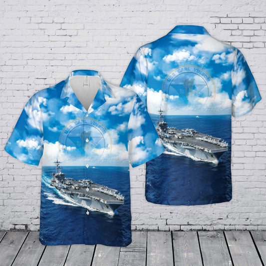 US Navy USS Carl Vinson (CVN-70) Hawaiian Shirt