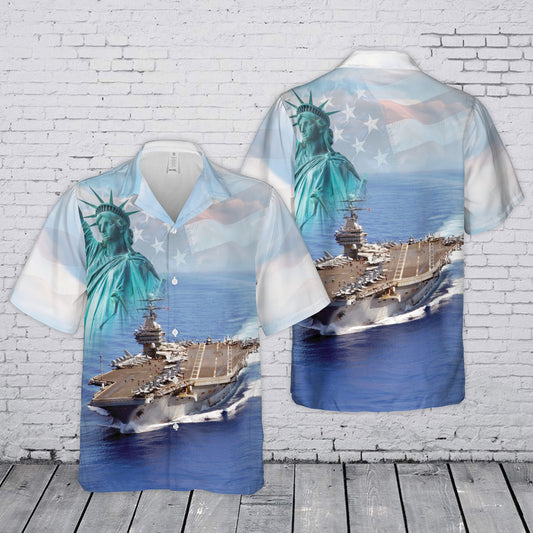 US Navy USS Carl Vinson (CVN 70) Hawaiian Shirt