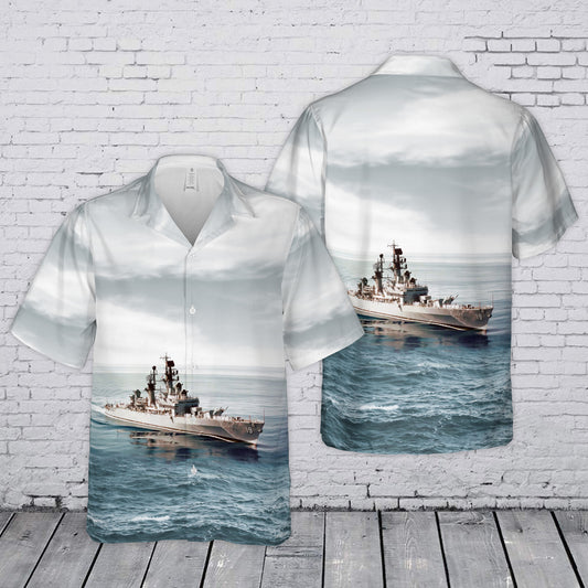 US Navy USS Dale (DLG-19 CG-19) Leahy-class cruiser Hawaiian Shirt