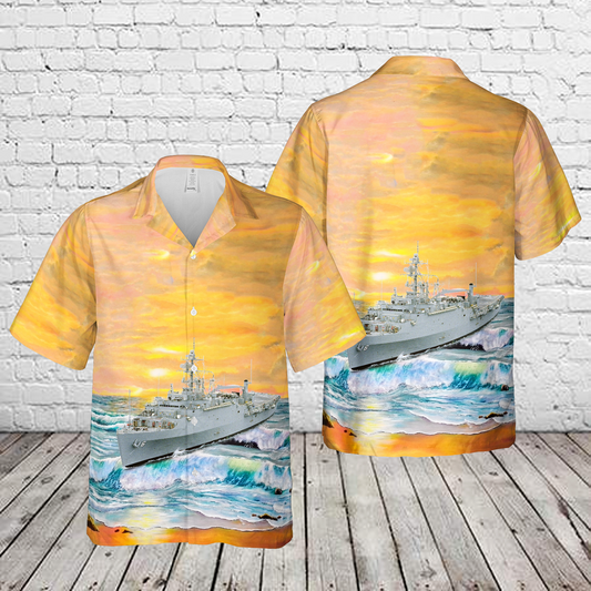 US Navy USS Duluth (LPD-6) Hawaiian Shirt
