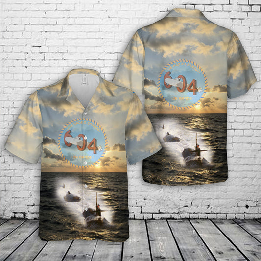 US Navy USS Haddo (SSN-604) Attack Submarine Hawaiian Shirt