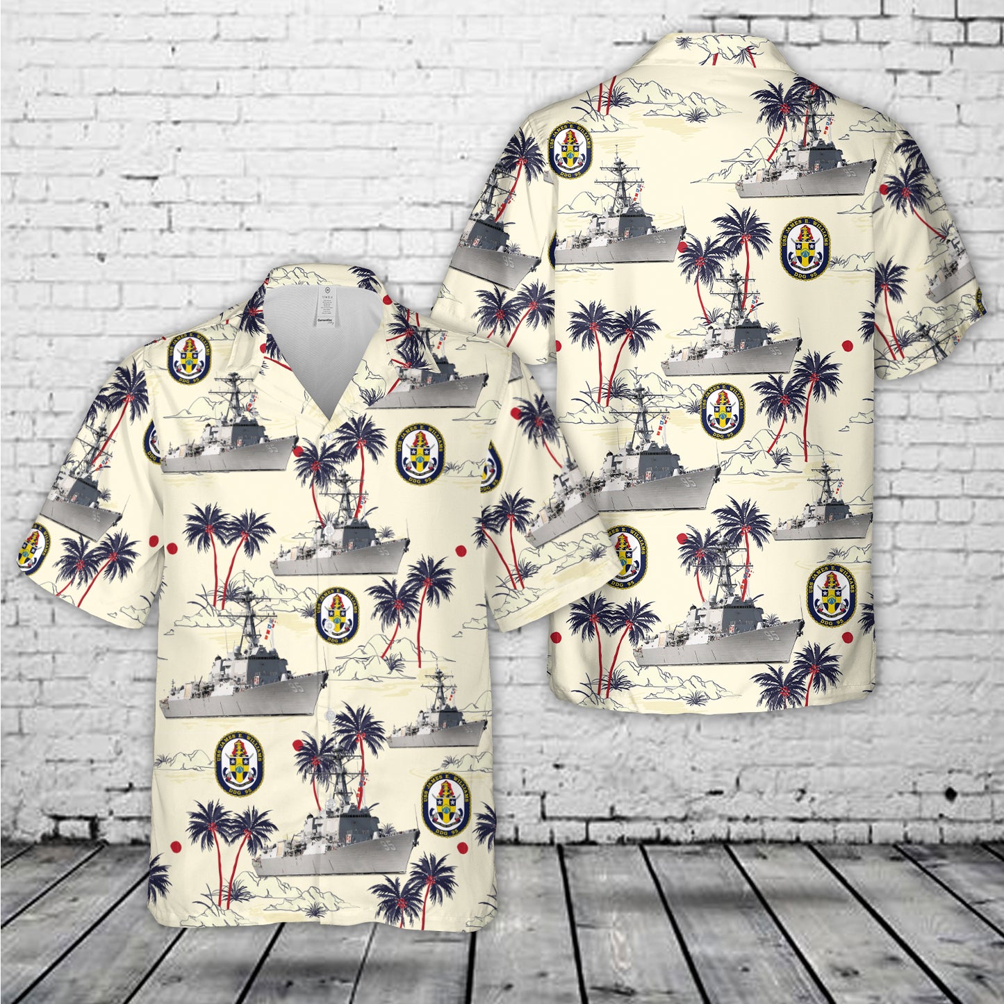 US Navy USS James E. Williams (DDG-95) Hawaiian Shirt