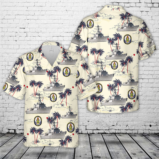 US Navy USS James E. Williams (DDG-95) Hawaiian Shirt