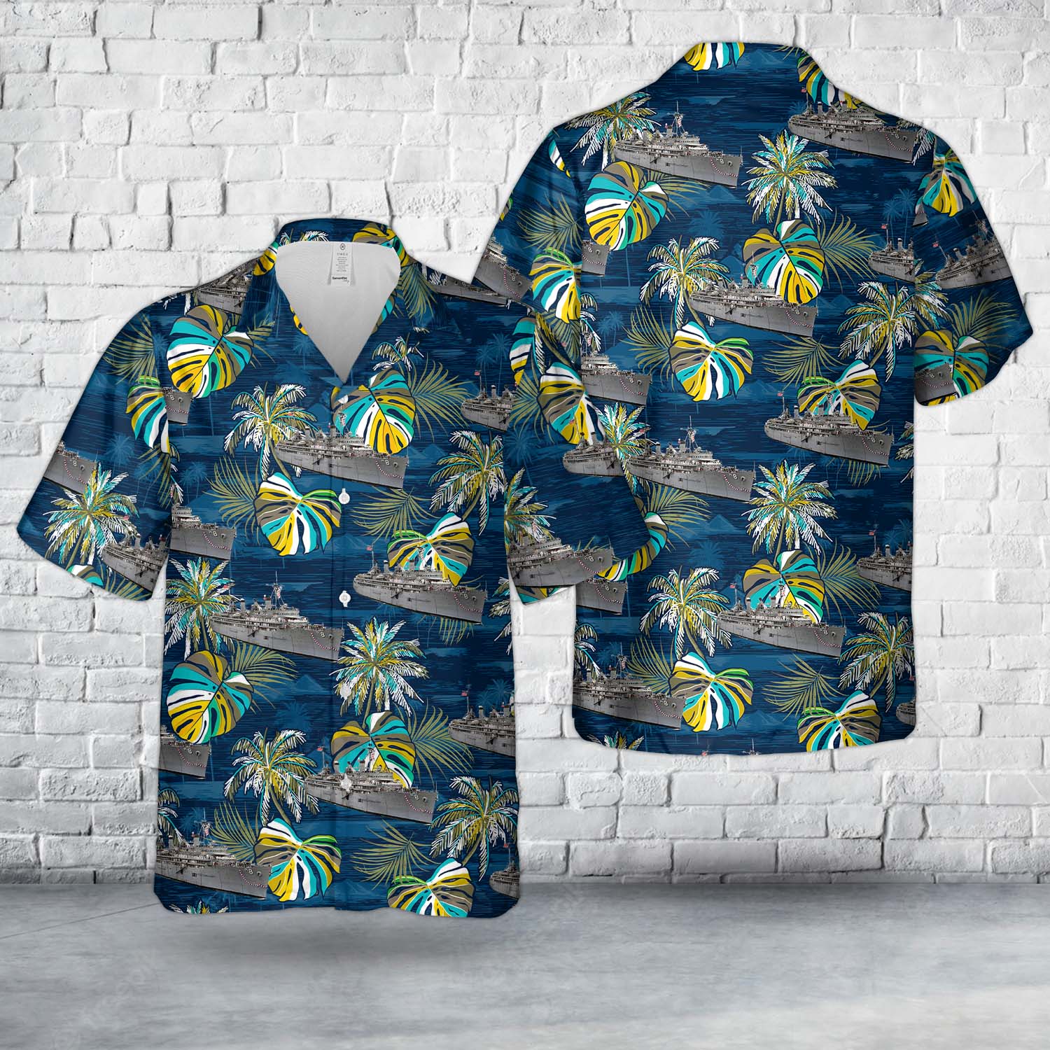 US Navy USS Jason (AR-8) Hawaiian Shirt