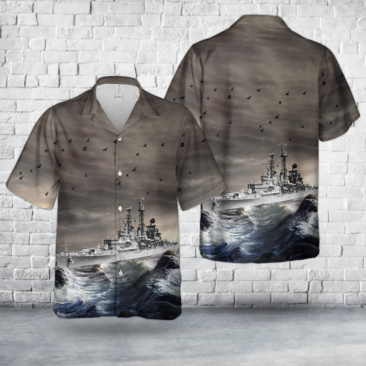 US Navy USS Little Rock (CL-92/CLG-4/CG-4) Hawaiian Shirt