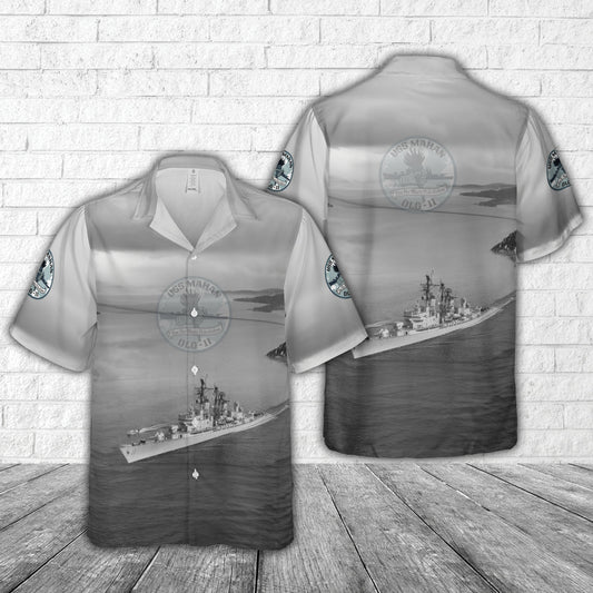 US Navy USS Mahan (DLG-11) Hawaiian Shirt