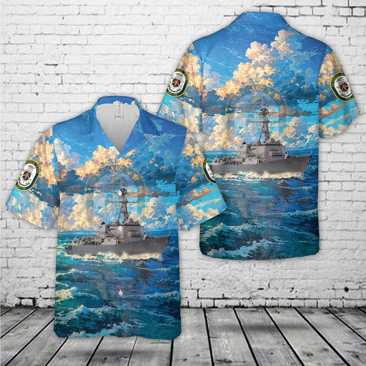 US Navy USS Michael Murphy (DDG-112) Hawaiian Shirt