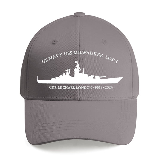US Navy USS Milwaukee Embroidered Cap