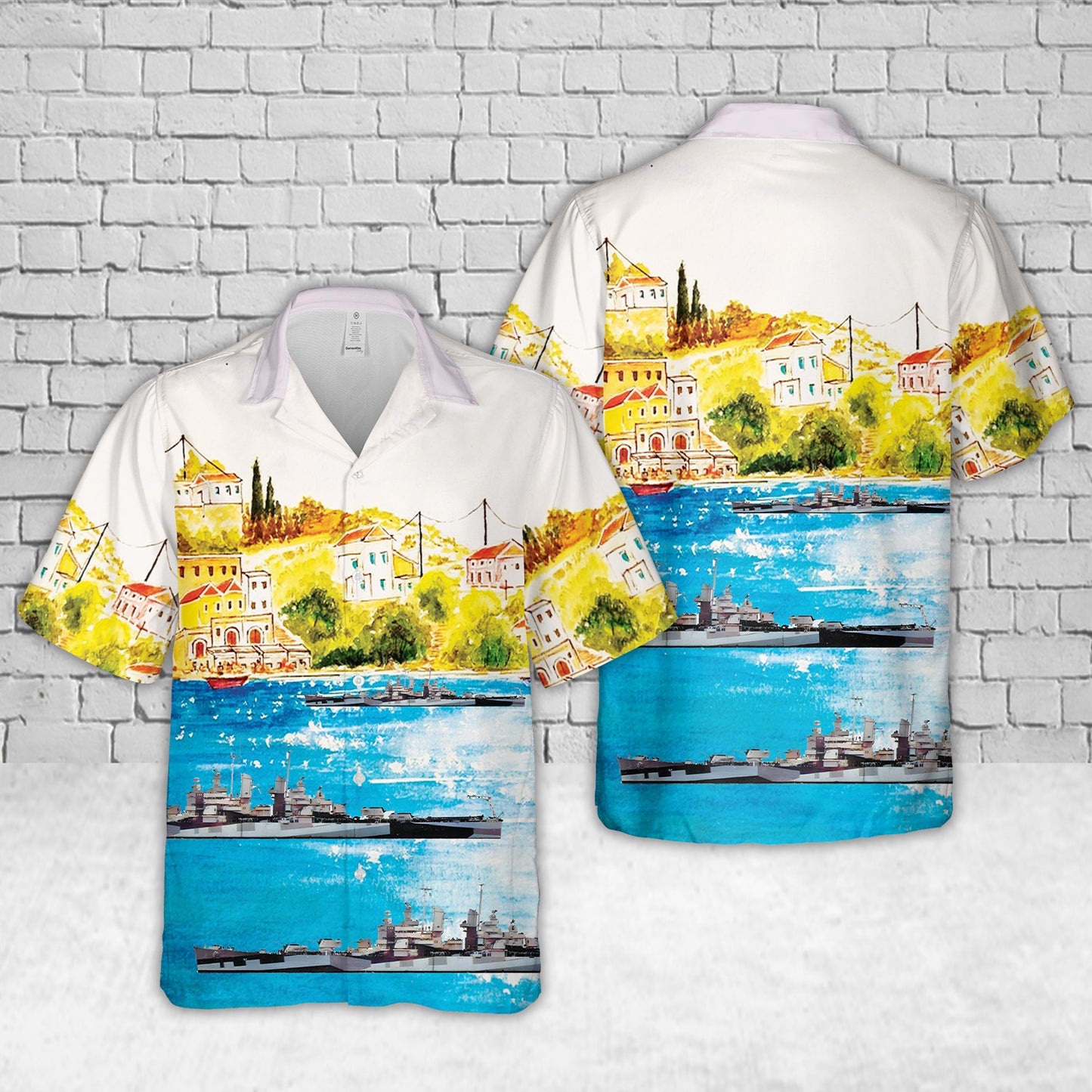 US Navy USS Montpelier (CL-57) Hawaiian Shirt