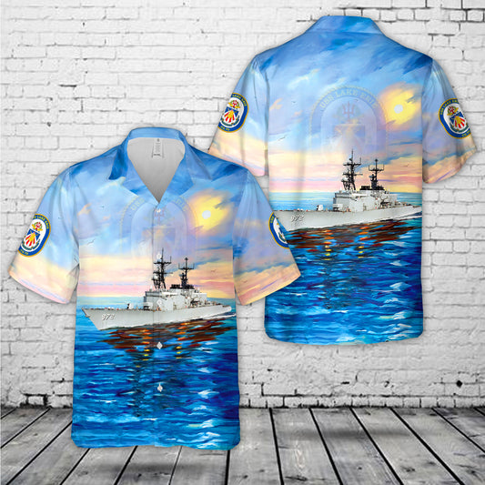 US Navy USS Oldendorf (DD-972) Hawaiian Shirt