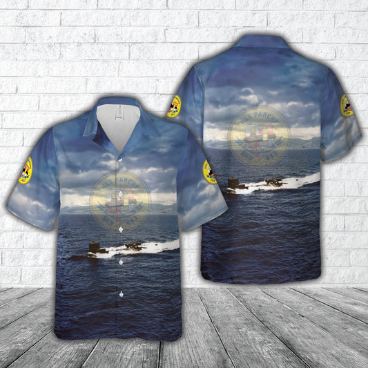 US Navy USS Parche (SSN-683) Hawaiian Shirt