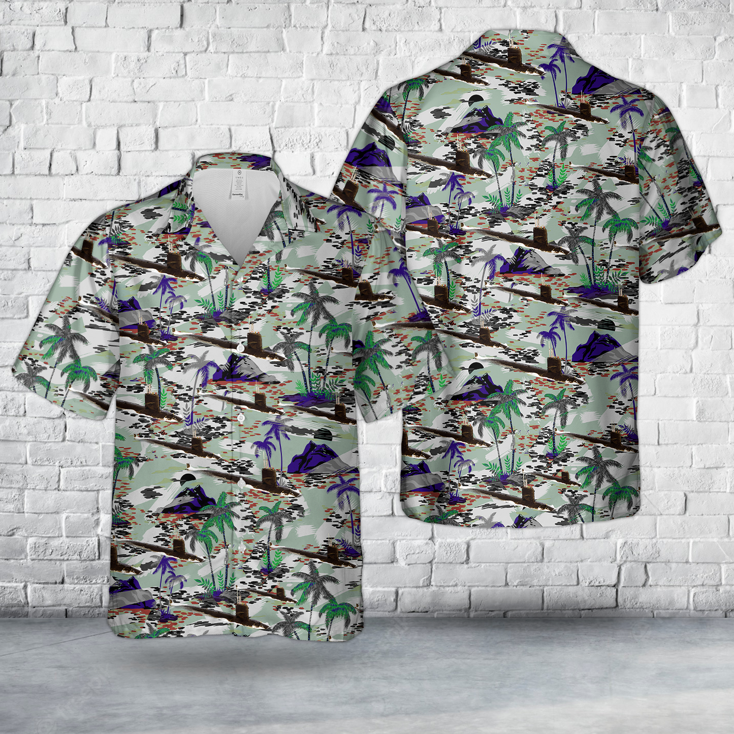 US Navy USS Seahorse (SSN-669) Hawaiian Shirt