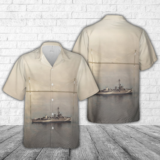 US Navy USS Sprig (AM-384) Hawaiian Shirt