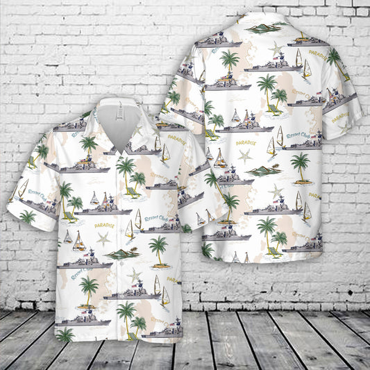 US Navy USS Spruance (DDG-111) Hawaiian Shirt