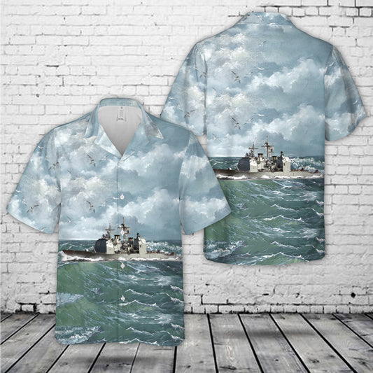 US Navy USS Valley Forge (CG-50) Ticonderoga-class cruiser Hawaiian Shirt