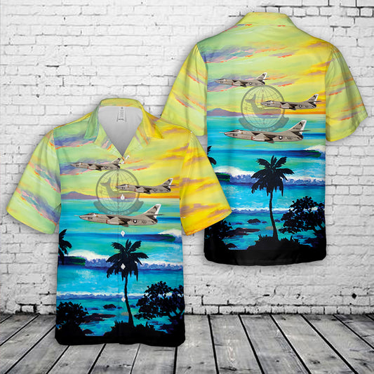 US Navy VAK-208 KA-3B Skywarrior BuNo 147663 Hawaiian Shirt