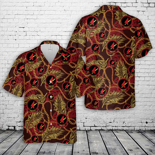US Navy VAQ-33 EA-6A Firebirds Hawaiian Shirt