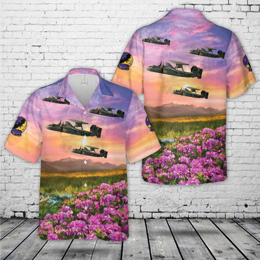 US Navy VAW-127 E-2C Hawkeye Seabats Hawaiian Shirt