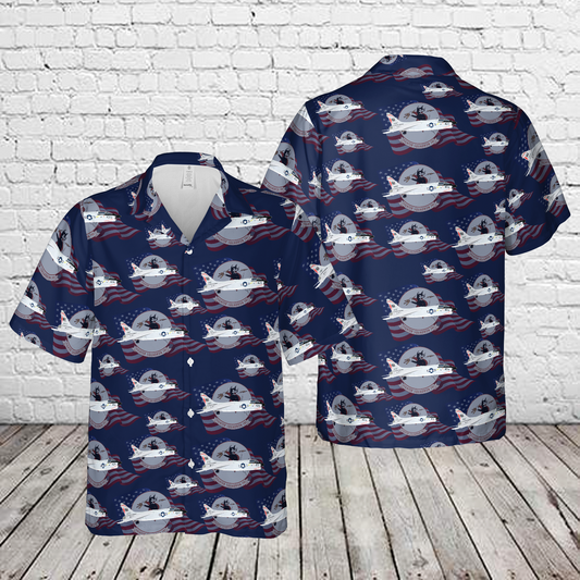 US Navy VF-191 Satan’s Kittens (USS Oriskany 1972) F-8J Hawaiian Shirt