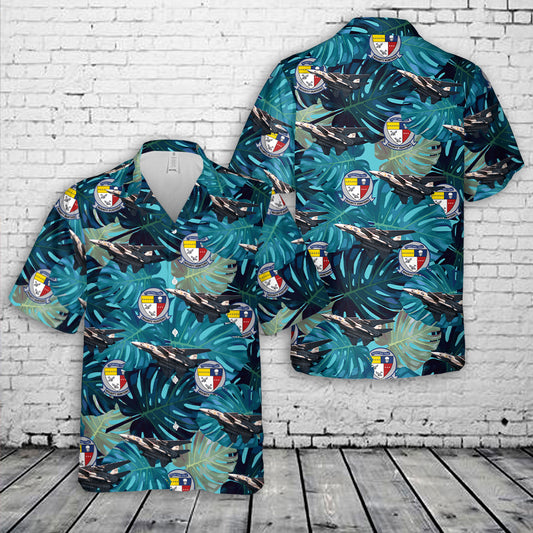 US Navy VF-2 F-14A "The Bounty Hunters" Hawaiian Shirt