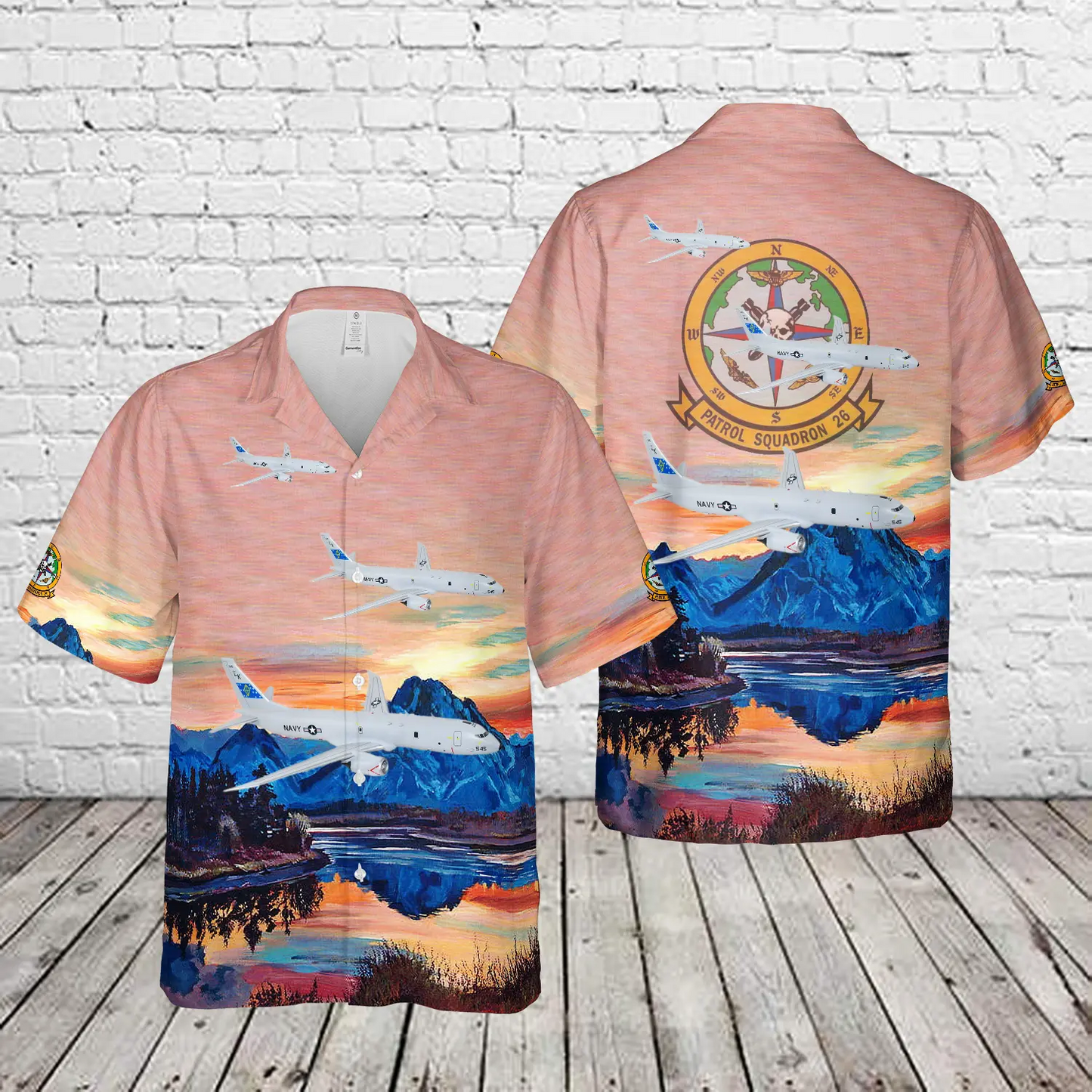 US Navy VP-26 Tridents 2024 P-8A Poseidon Hawaiian Shirt