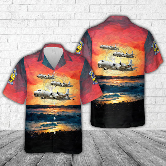 US Navy VP-40 P-3C Fighting Marlins Hawaiian Shirt