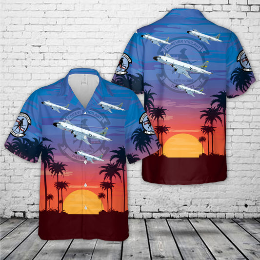 US Navy VP-92 P-3B Orion Minutemen Hawaiian Shirt