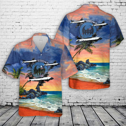 US Navy VQ-1 EP-3 Orion World Watchers Hawaiian Shirt