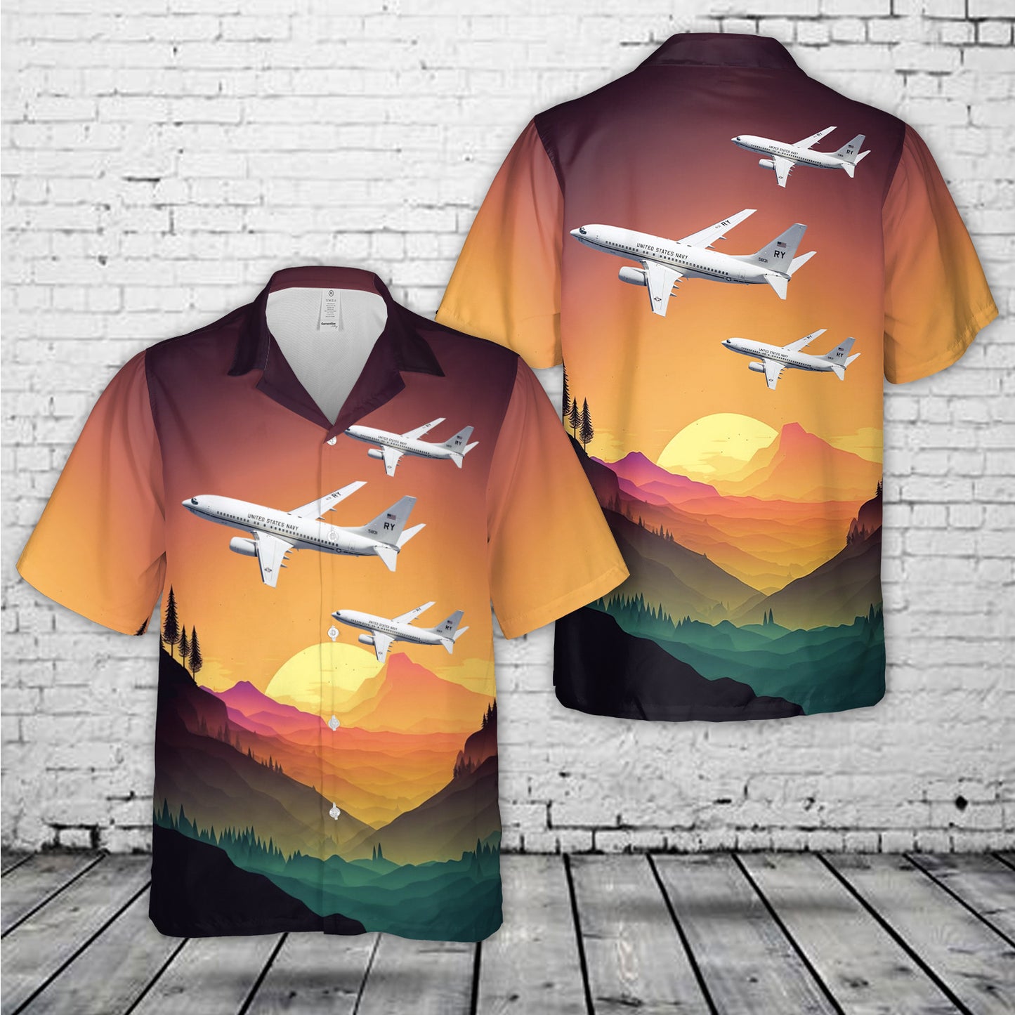 US Navy VR-59 Lone Star Express (2006) C-40a Clipper Hawaiian Shirt