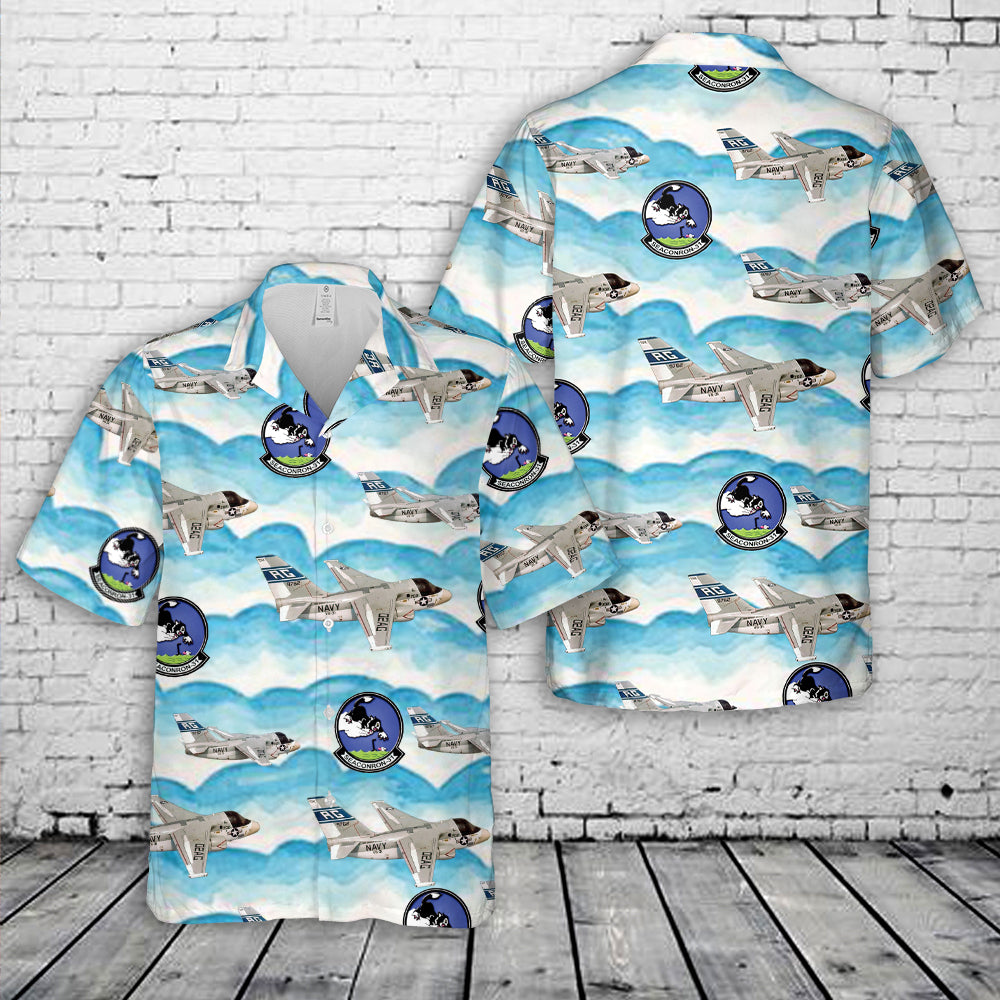 US Navy VS-31 Lockheed S-3 Viking Topcats Hawaiian Shirt