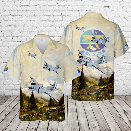 US Navy VS-32 Maulers S-2 Tracker Hawaiian Shirt