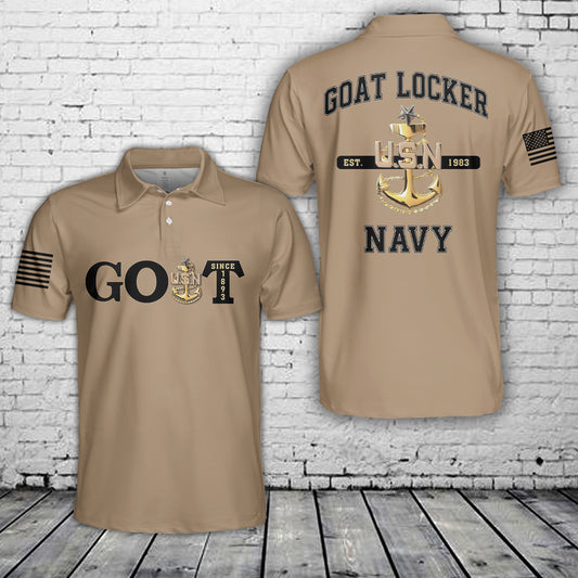 US Navy senior Chief Since 1893 Polo Shirt