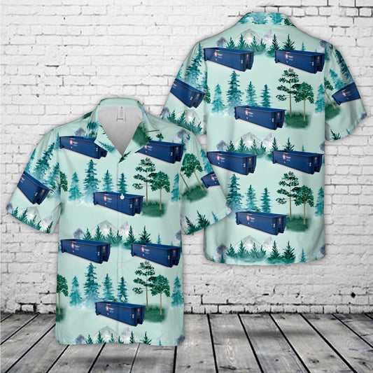 US Republic Services 40-Yard Roll-Off Dumpster Hawaiian Shirt