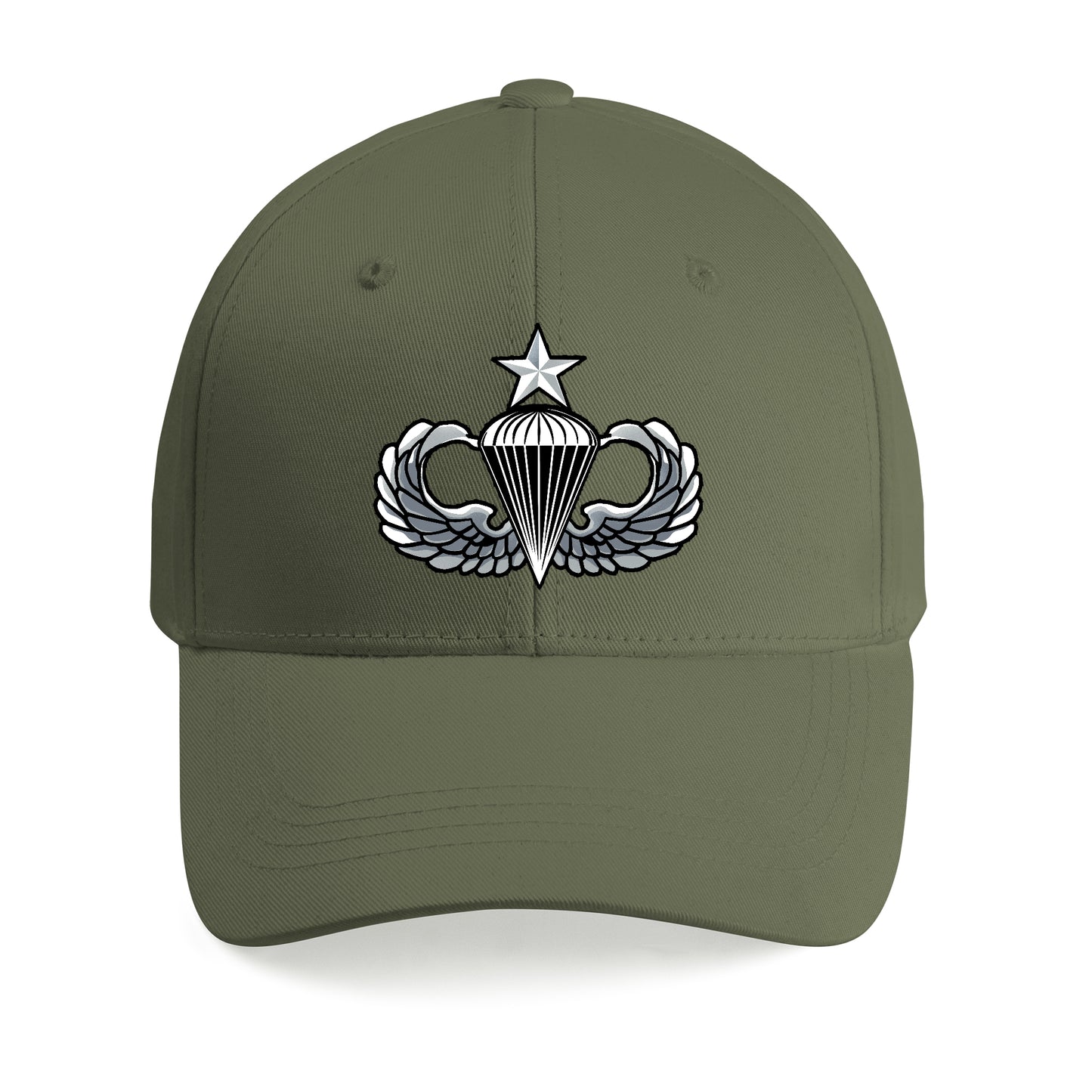 US Senior Jump Wings Embroidered Cap