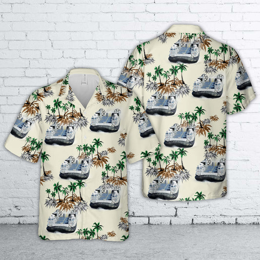 US Ship-to-Shore Connector LCAC 101 Hawaiian Shirt