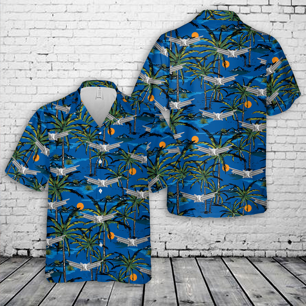 US Space Force Basic Space Operations Badge Hawaiian Shirt