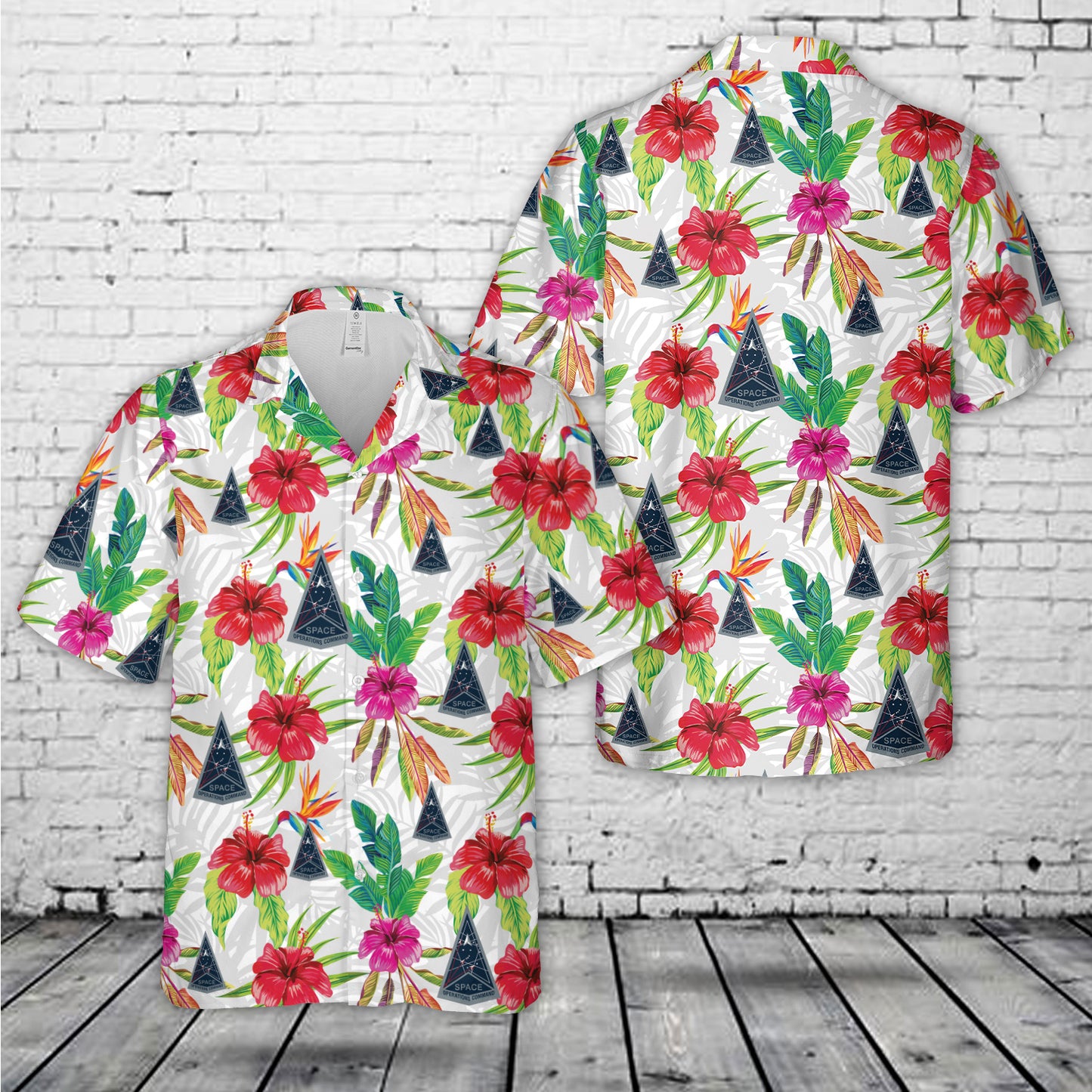 US Space Force Space Operations Command (SpOC) Hawaiian Shirt